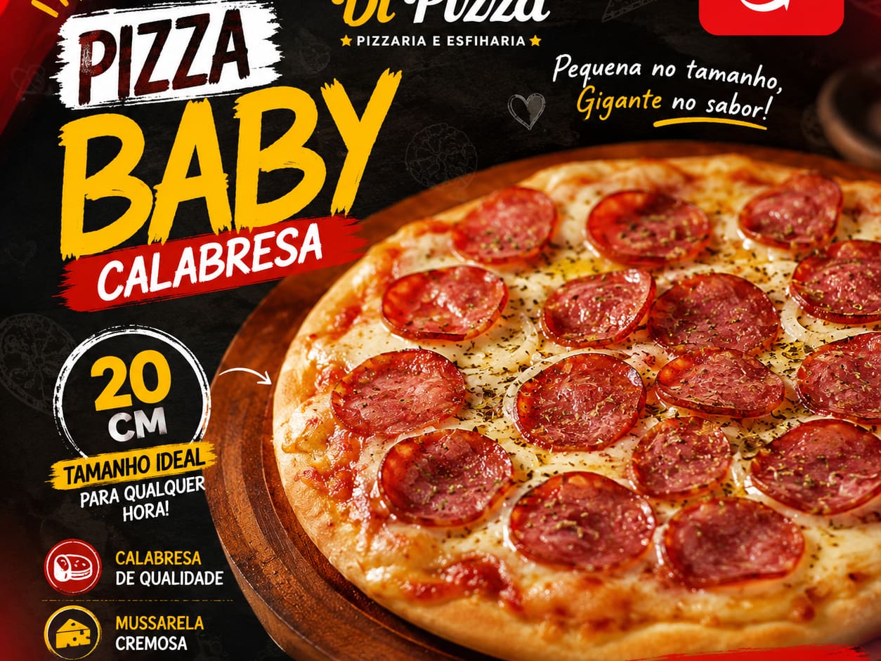 Pizza Baby calabresa