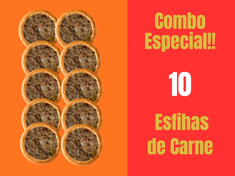 Combo Compra Rápida - 10 Esfihas de Carne